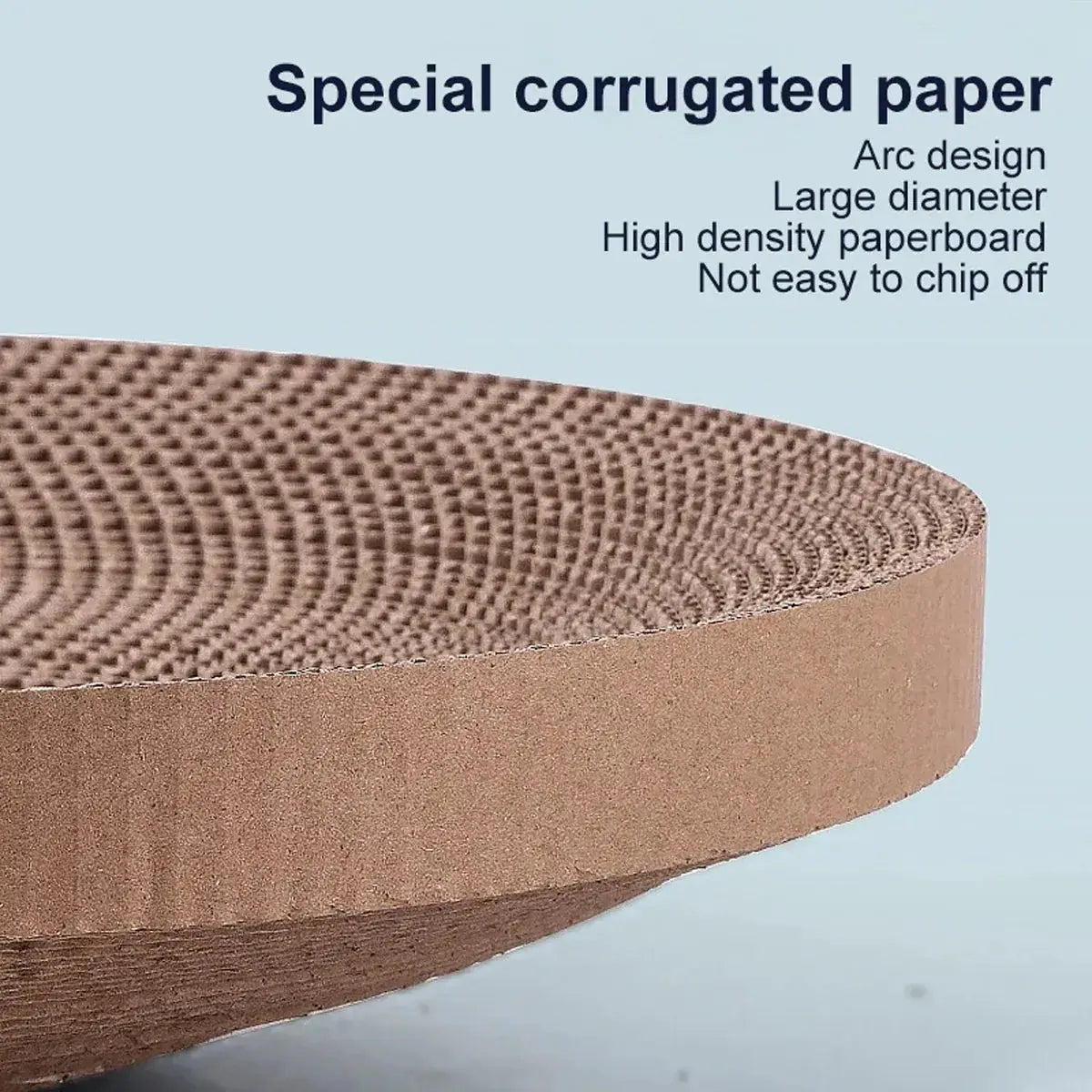 Cat Scratcher Turntable Toy Large Round Corrugated Board Nest Scratch Resistant - Blue Wholesale Hub