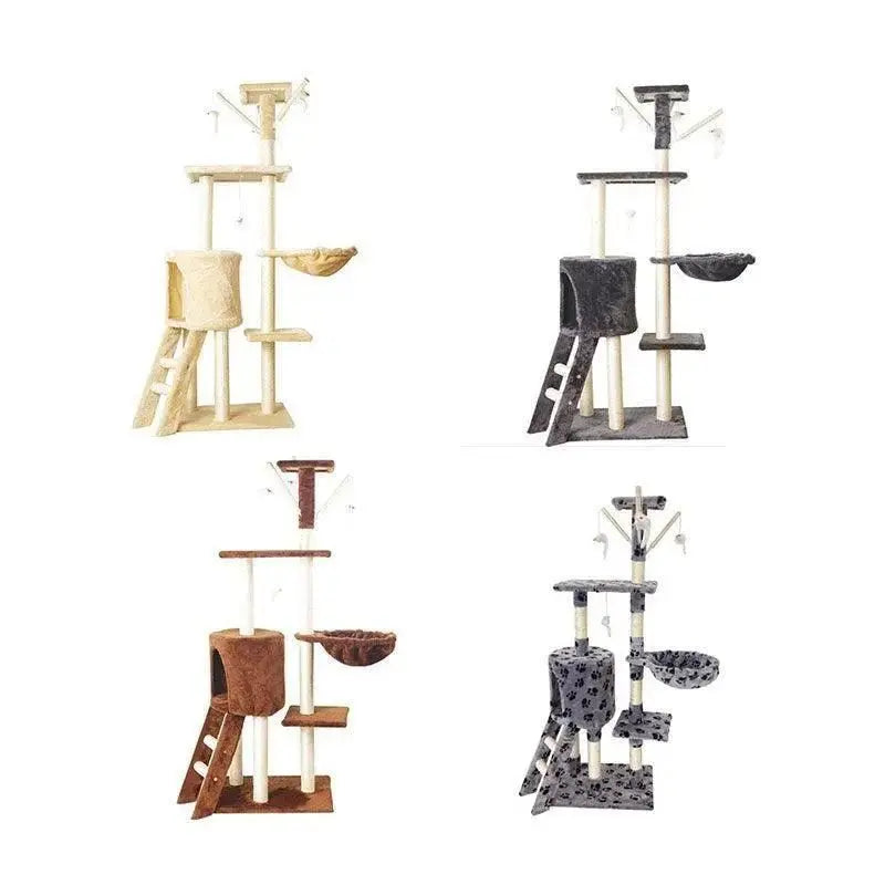 Cat Tree Scratching Post Gym House Condo Scratcher Furniture Tower - Grey Wholesale Hub