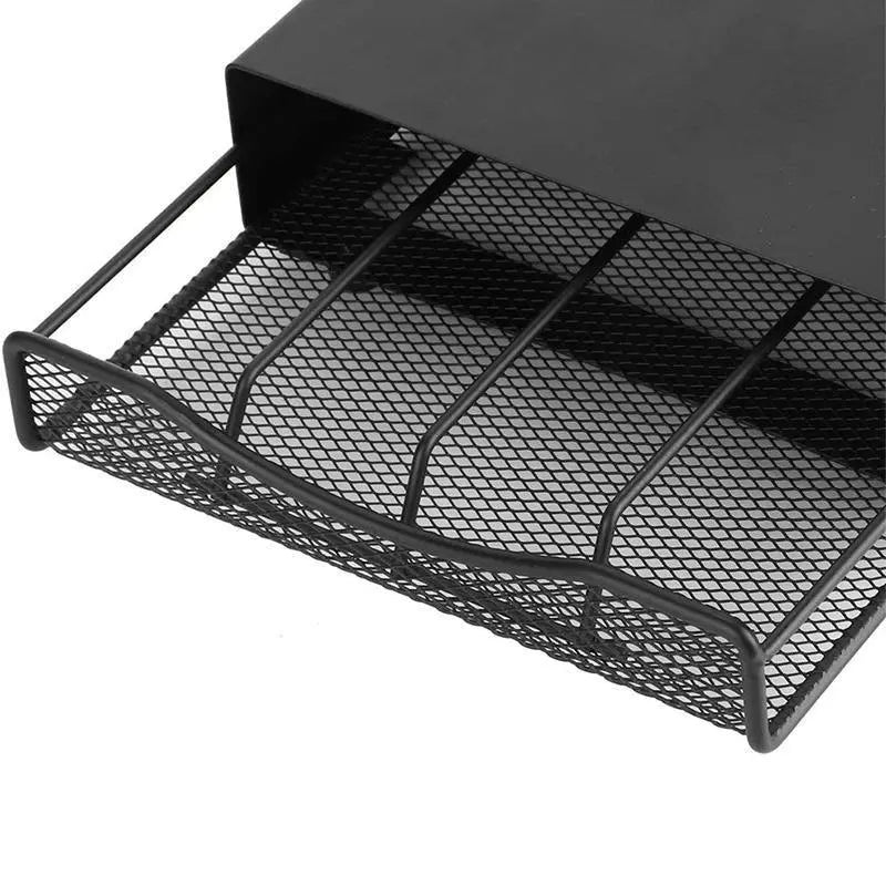 Coffee Pod Holder Drawer for Nespresso - 40 Capsules Storage Rack Stand Wholesale Hub