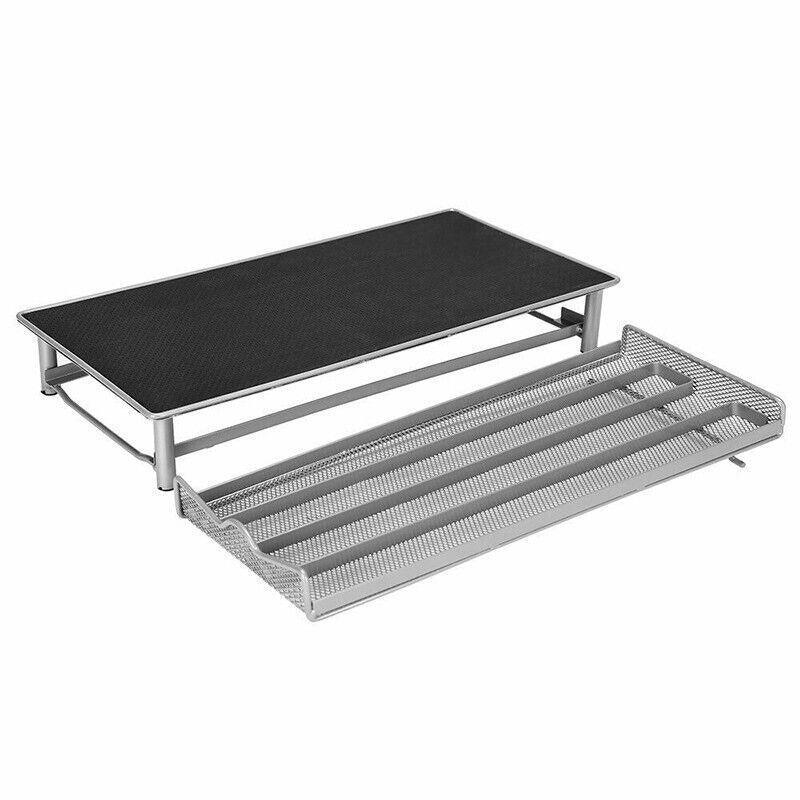 Coffee Capsule Drawer Holder for 40 Nespresso Pods with Non-Slip Top Rack Wholesale Hub