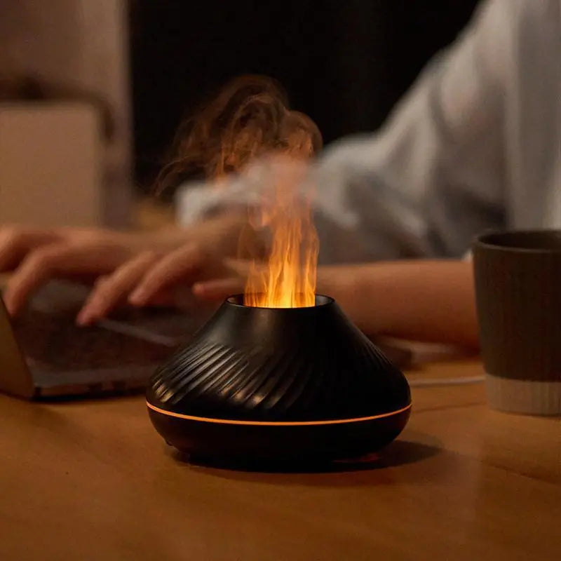 Flame Essential Oil Diffuser,Air Diffuser,Ultrasonic Aromatherapy Air Humidifier Wholesale Hub