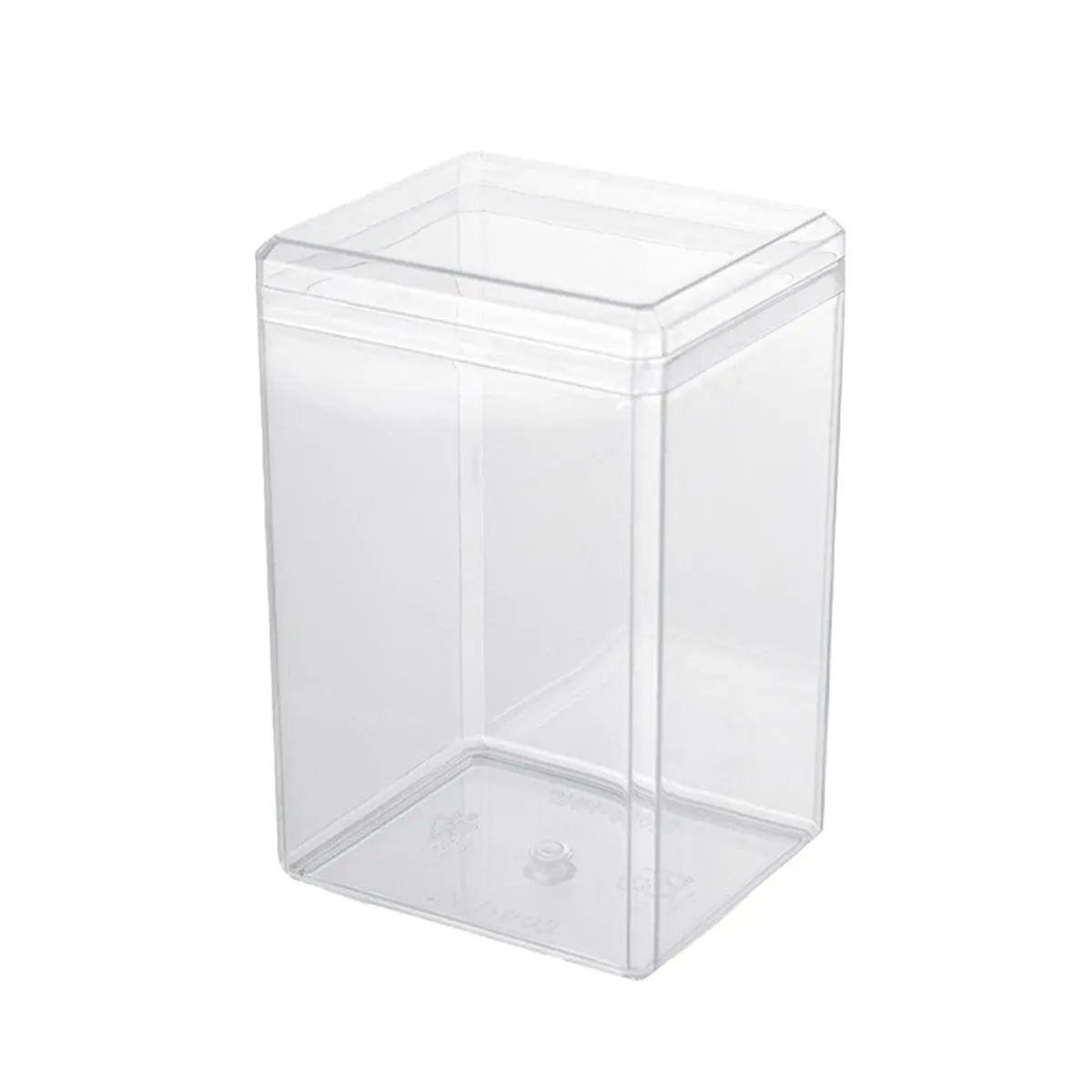 20pcs Transparent Biscuit Box Plastic Cake Box Pastry Dessert Storage Container - 7.5x7.5CM Wholesale Hub