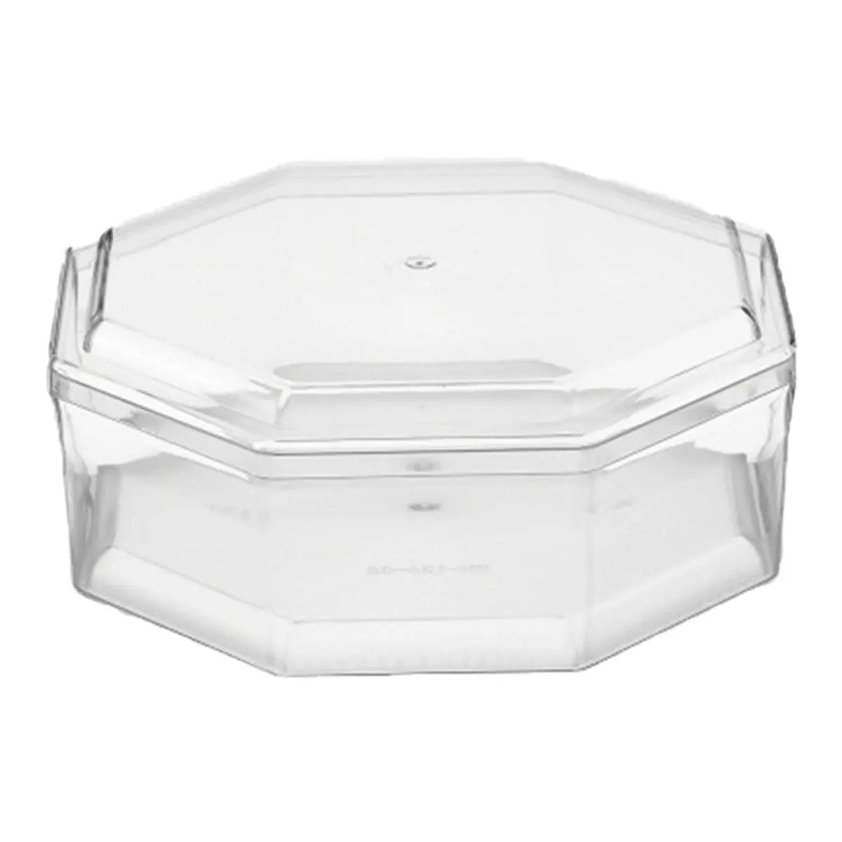 20pcs Transparent Biscuit Box Plastic Cake Box Pastry Dessert Storage Container - 7.5x7.5CM Wholesale Hub
