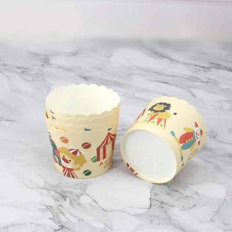 500pcs Colorful Cupcake Muffin Baking Cups Greaseproof Nonstick Paper Liners - Cupcake-500pcs-FTBD Wholesale Hub