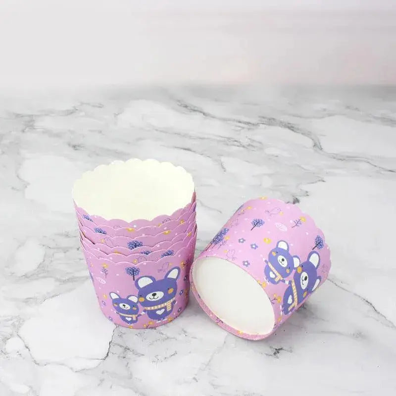 500pcs Colorful Cupcake Muffin Baking Cups Greaseproof Nonstick Paper Liners - Cupcake-500pcs-FTBD Wholesale Hub