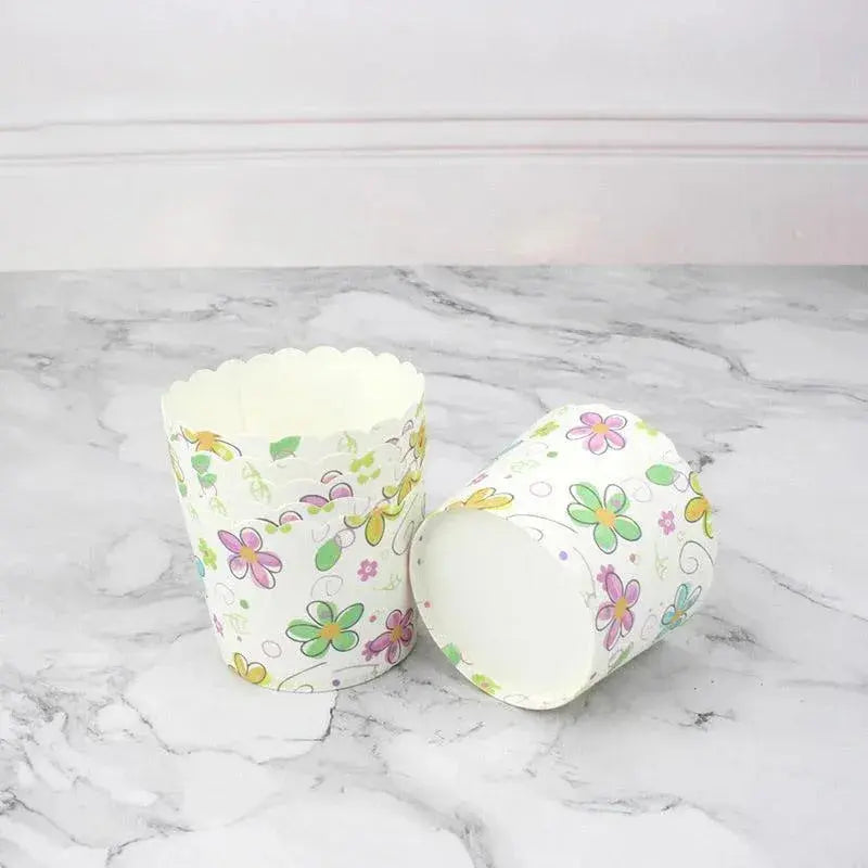 500pcs Colorful Cupcake Muffin Baking Cups Greaseproof Nonstick Paper Liners - Cupcake-500pcs-FTBD Wholesale Hub