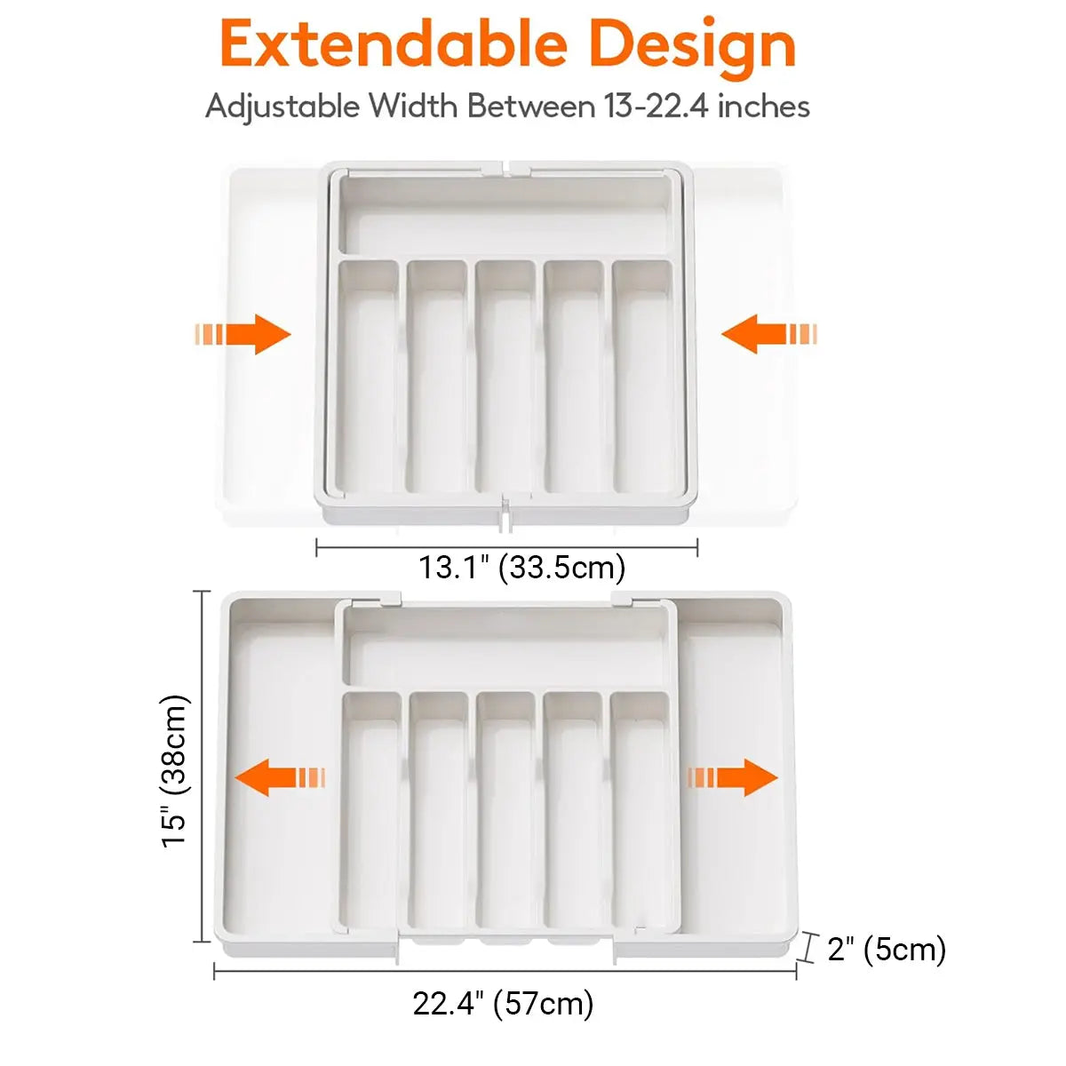 Portable Tableware Storage Box Telescopic Household Storage Tray Organizer Wholesale Hub