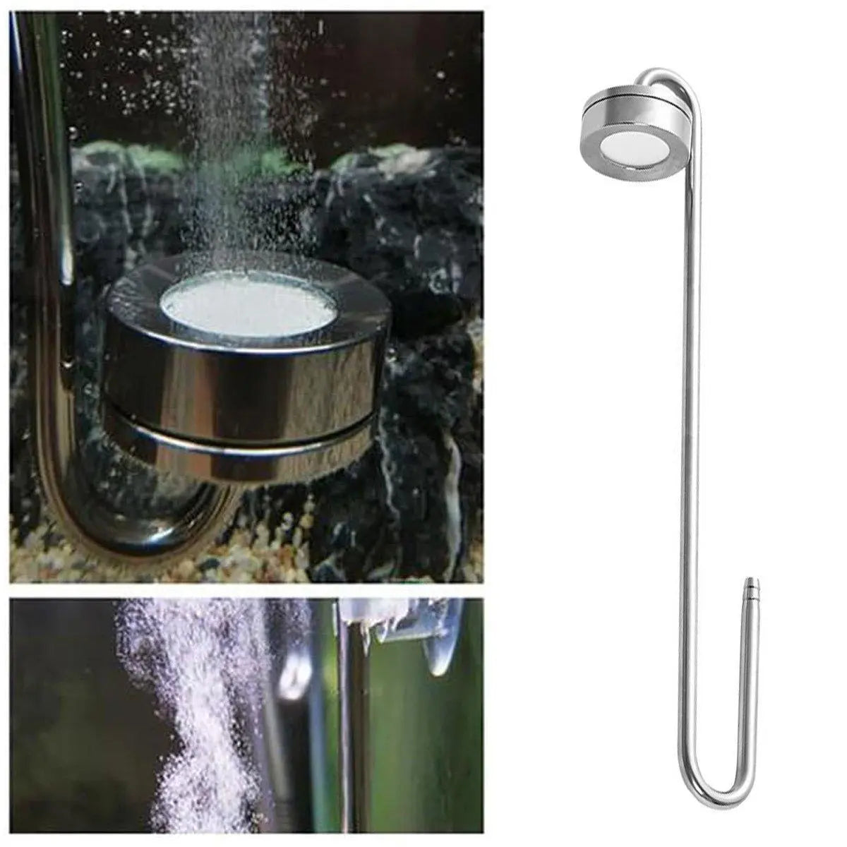 Stainless Steel Aquarium CO2 Diffuser Carbon Dioxide Atomizer Grass Tank Bubbler - 30cm Wholesale Hub