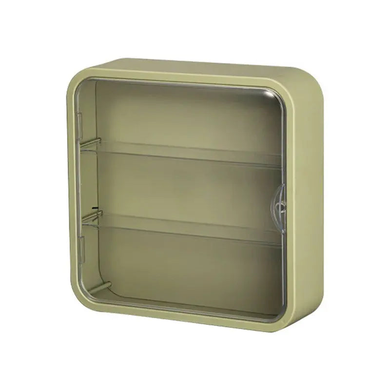Wall Mounted Showcase Acrylic Figures Toys Display Case Dustproof Storage Box - Yellow Wholesale Hub