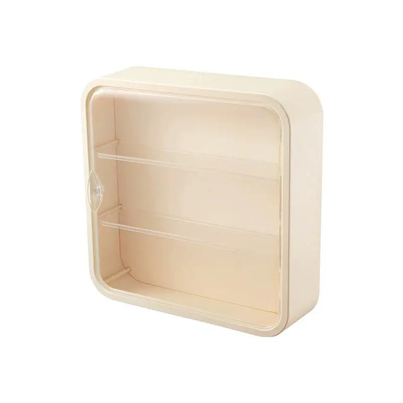 Wall Mounted Showcase Acrylic Figures Toys Display Case Dustproof Storage Box - Yellow Wholesale Hub