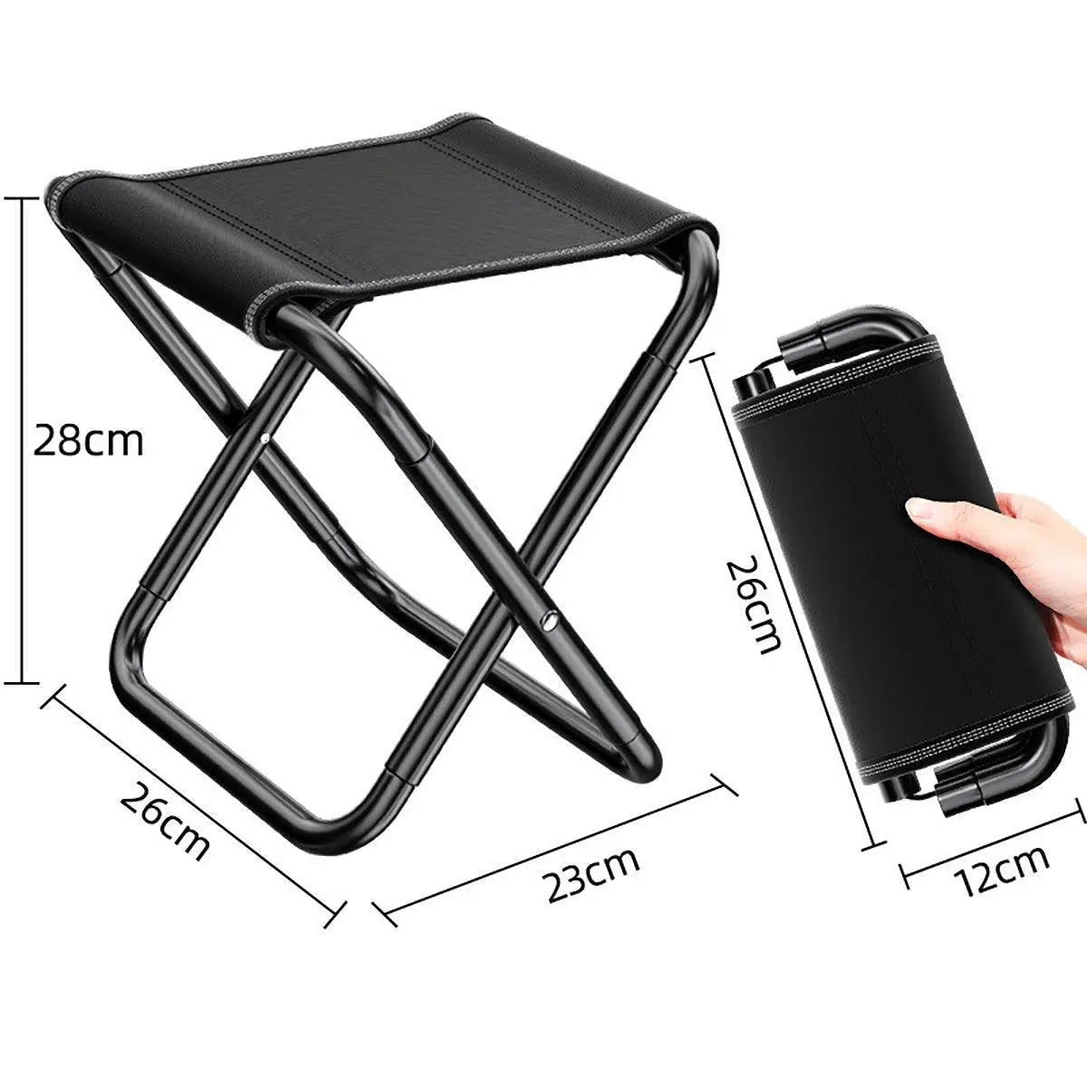 Portable Outdoor Folding Stool Travel Camping Fishing Small Foldable Chair Mat - Extra-Large Wholesale Hub