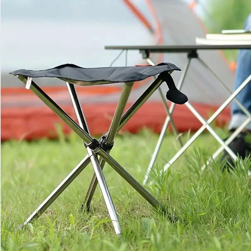 Portable Outdoor Telescopic Folding Stool Camping Chair Fishing Seat Lightweight Wholesale Hub