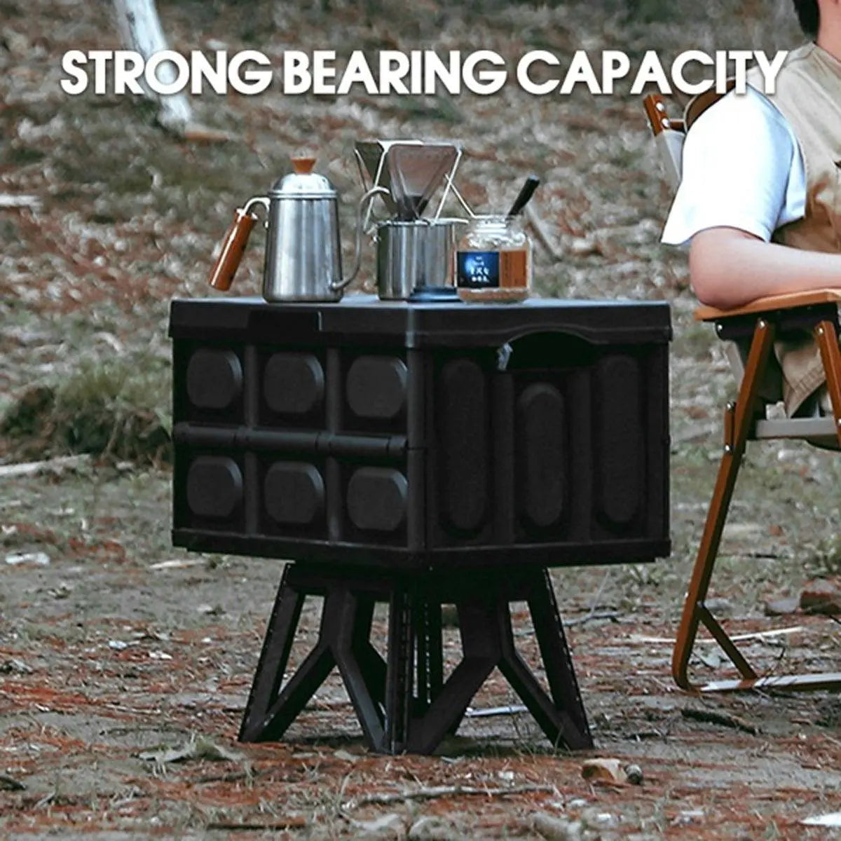 Foldable Stool Portable Fishing Stool Compact Folding Small Bench Outdoor Seat - Black Wholesale Hub