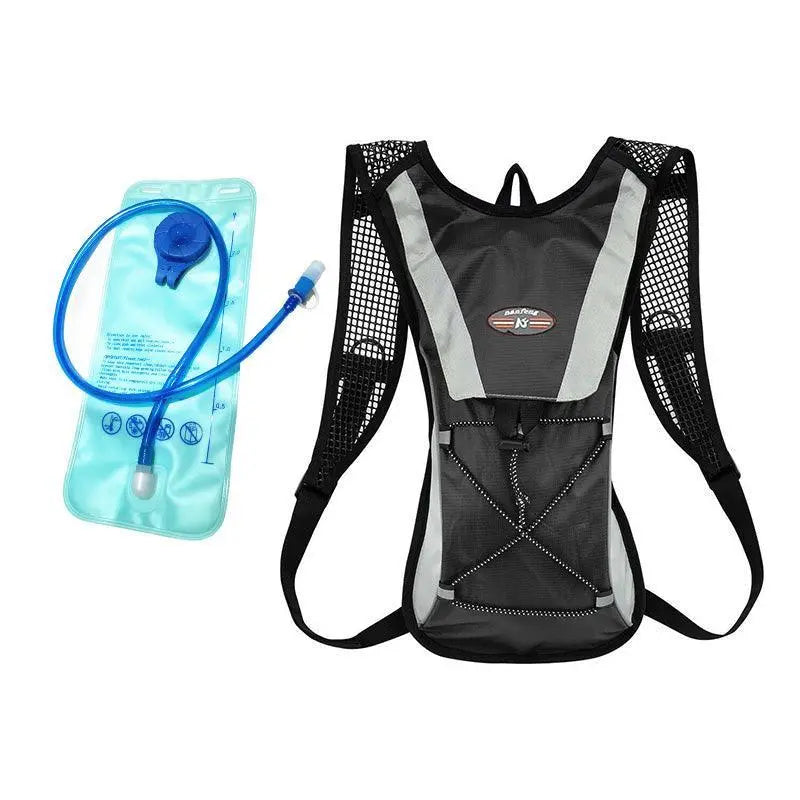 Hydration Pack Backpack Bag with 2L Water Bladder for Hiking Camping Cycling Running - Black Wholesale Hub
