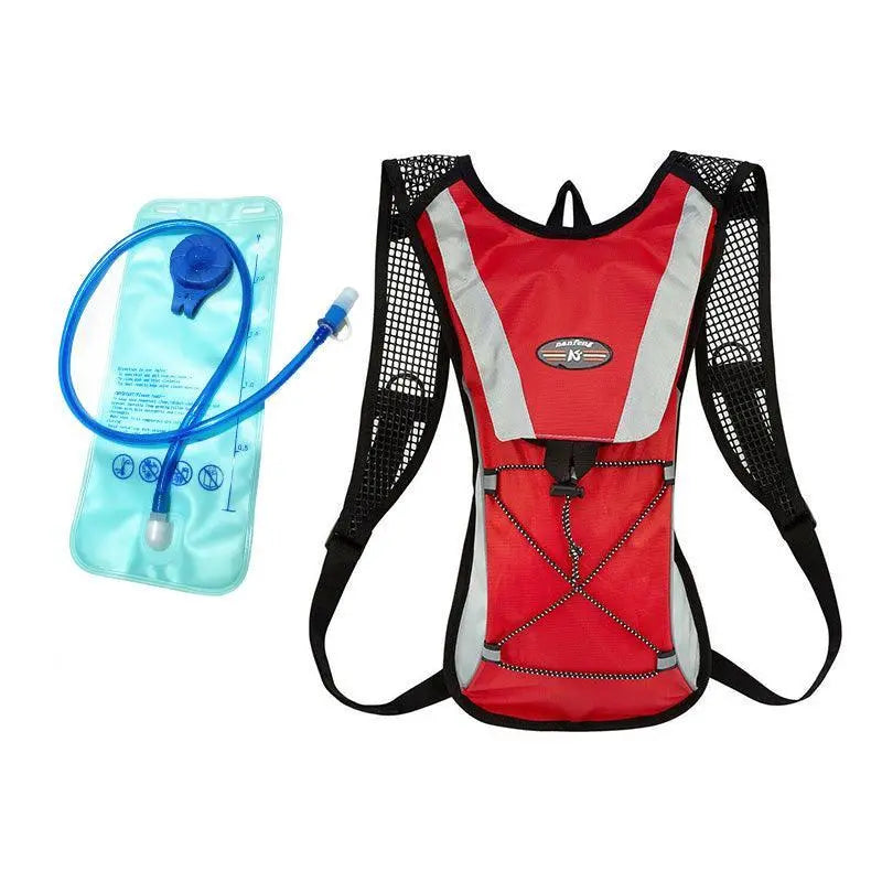 Hydration Pack Backpack Bag with 2L Water Bladder for Hiking Camping Cycling Running - Black Wholesale Hub