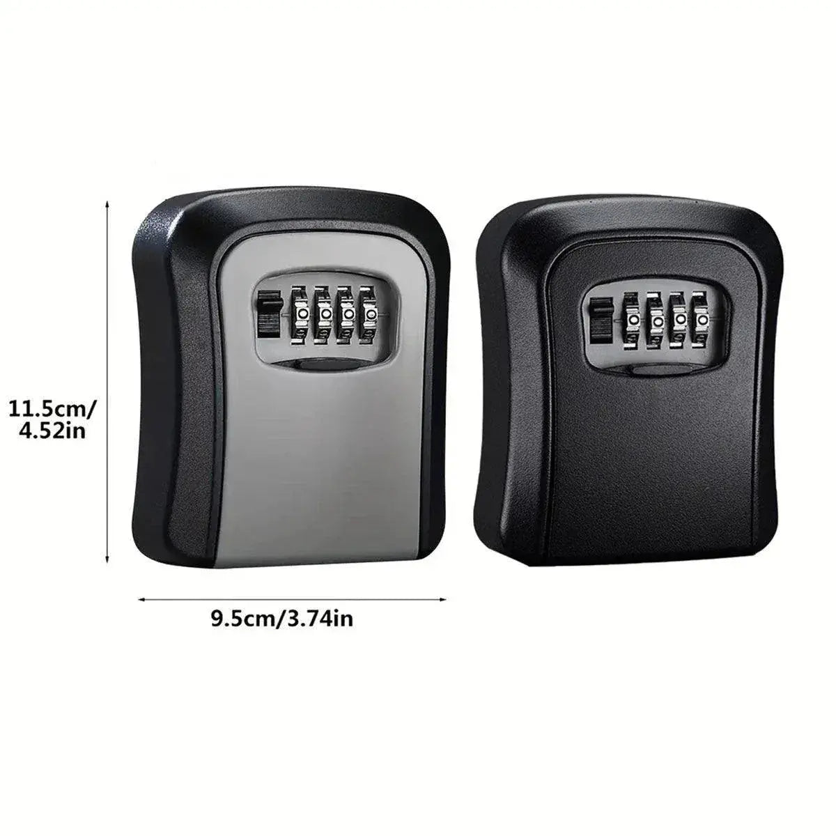 Combination Key Box with Combination Lock for Home Office Security Storage - Black Wholesale Hub