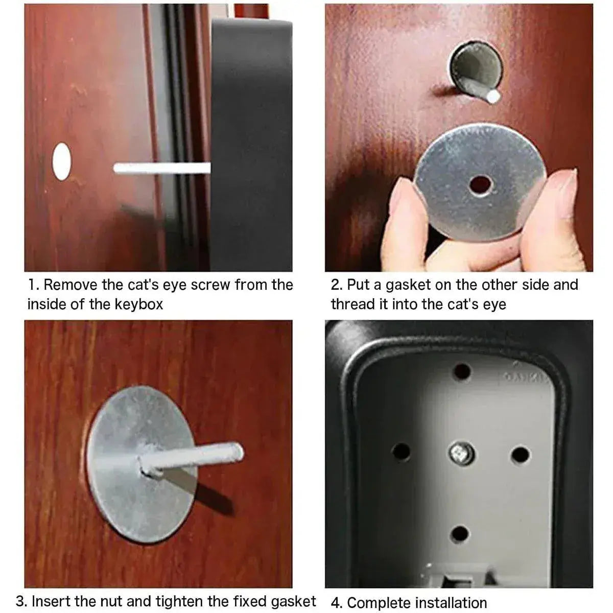 Combination Key Box with Combination Lock for Home Office Security Storage - Black Wholesale Hub