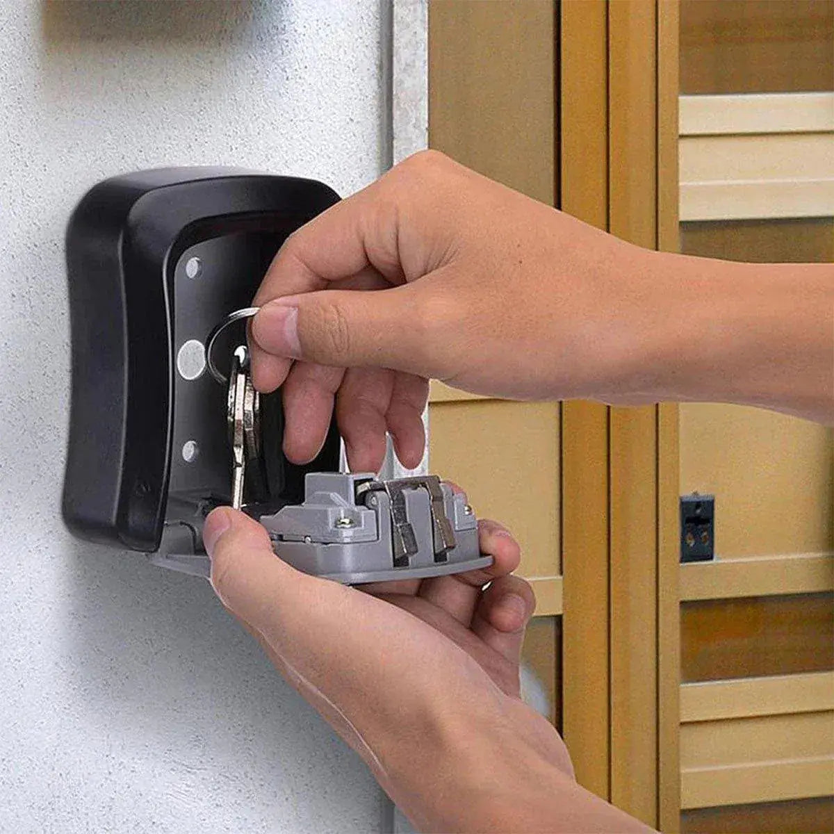 Combination Key Box with Combination Lock for Home Office Security Storage - Black Wholesale Hub