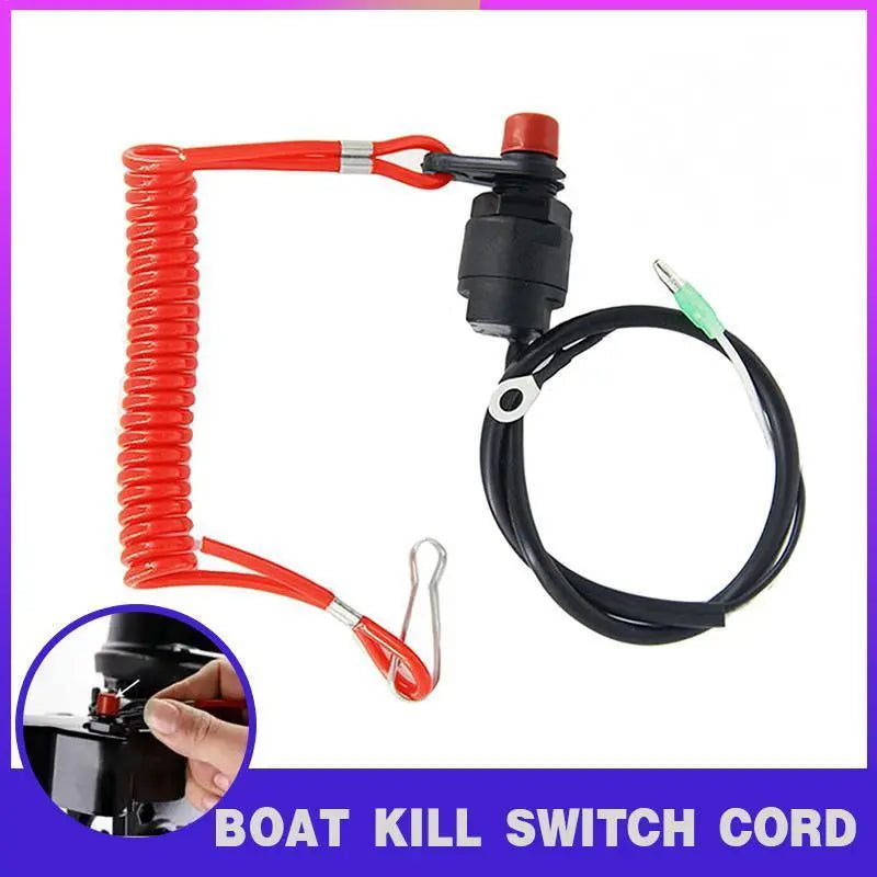 Boat Outboard Engine Motor Kill Stop Switch Emergency Tether Lanyard For Yamaha Wholesale Hub
