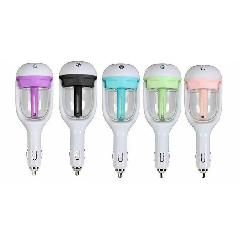 Mini Car Air Humidifier Essential Oil Diffuser Ultrasonic Aroma Mist Purifier - Pink Wholesale Hub