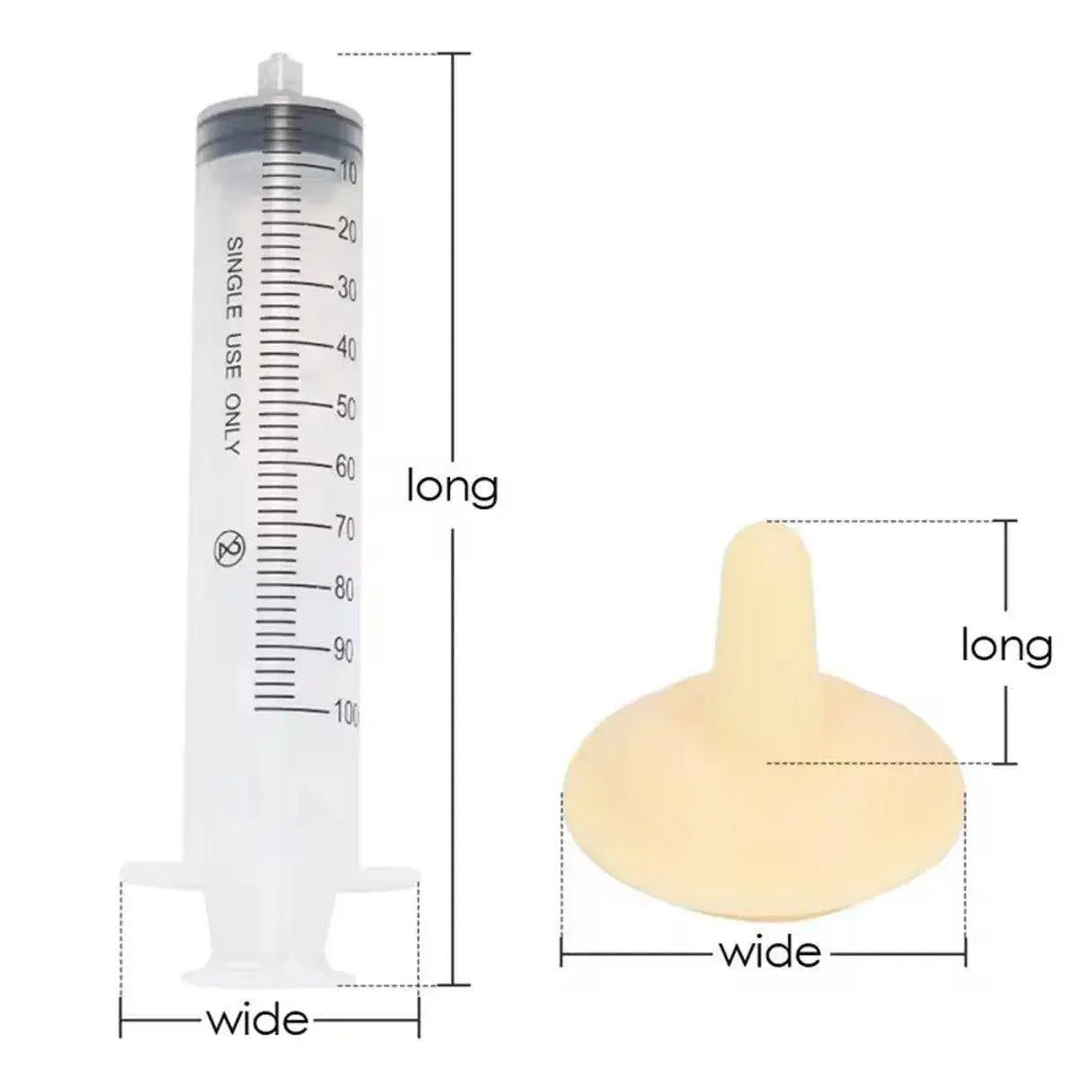 Kitten Puppy Pet Feeding Syringe Feeder Cat Dog Nursing Bottle with Pacifier - L-4PCS Wholesale Hub