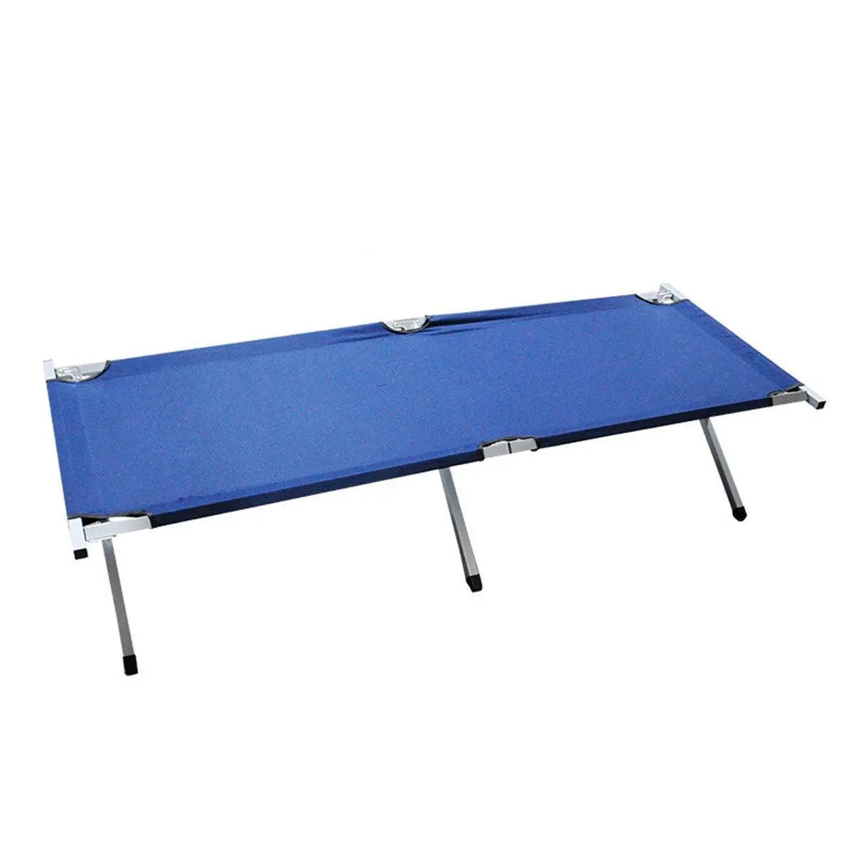 Portable Lightweight Folding Aluminum Camping Bed Ultra Light Outdoor Camp Bed - Green Wholesale Hub