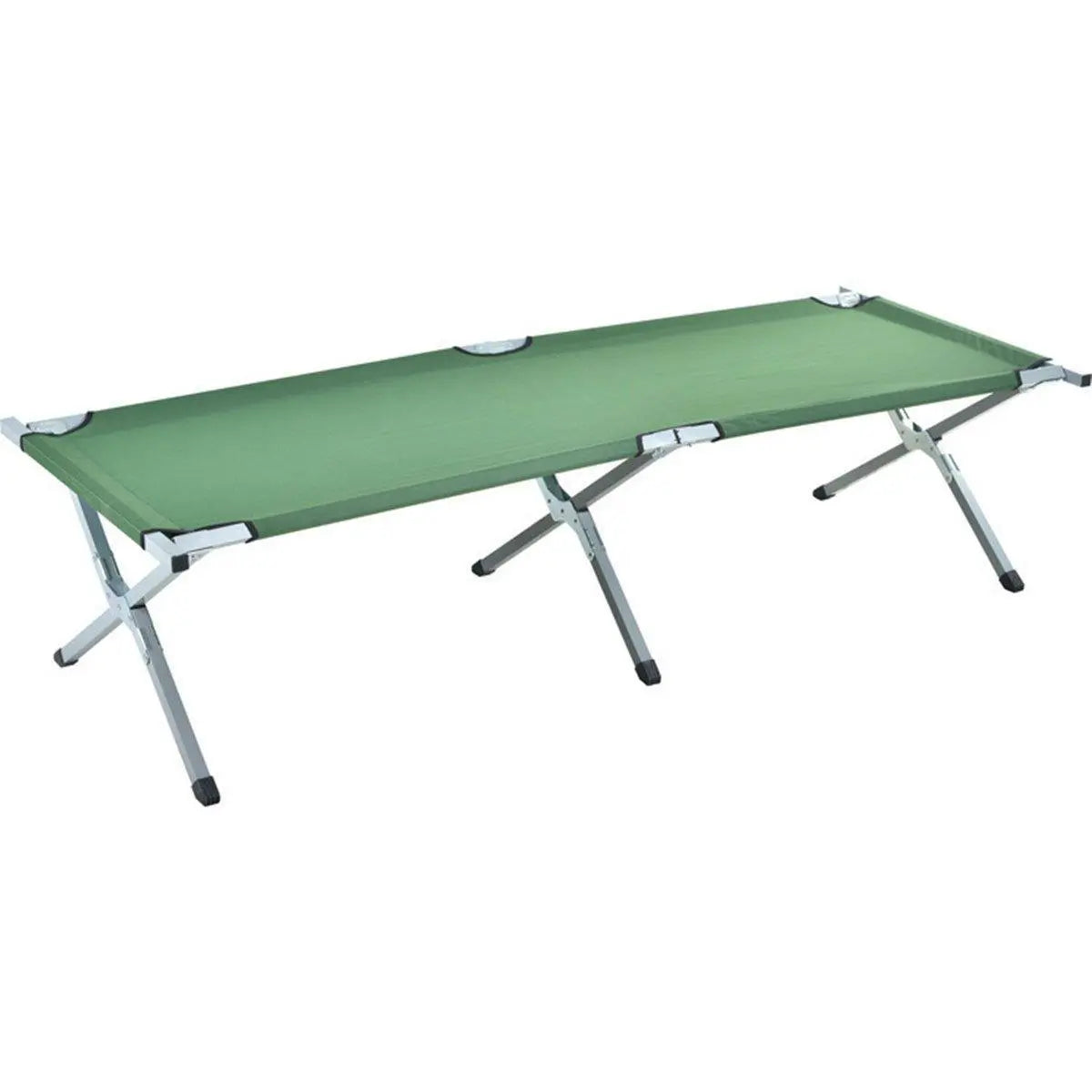 Portable Lightweight Folding Aluminum Camping Bed Ultra Light Outdoor Camp Bed - Green Wholesale Hub