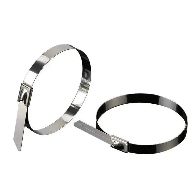 100x Stainless Steel Cable Ties SS304 Marine Grade Zip Strap Locking Wrap 100-800mm - 7.9*150mm Wholesale Hub