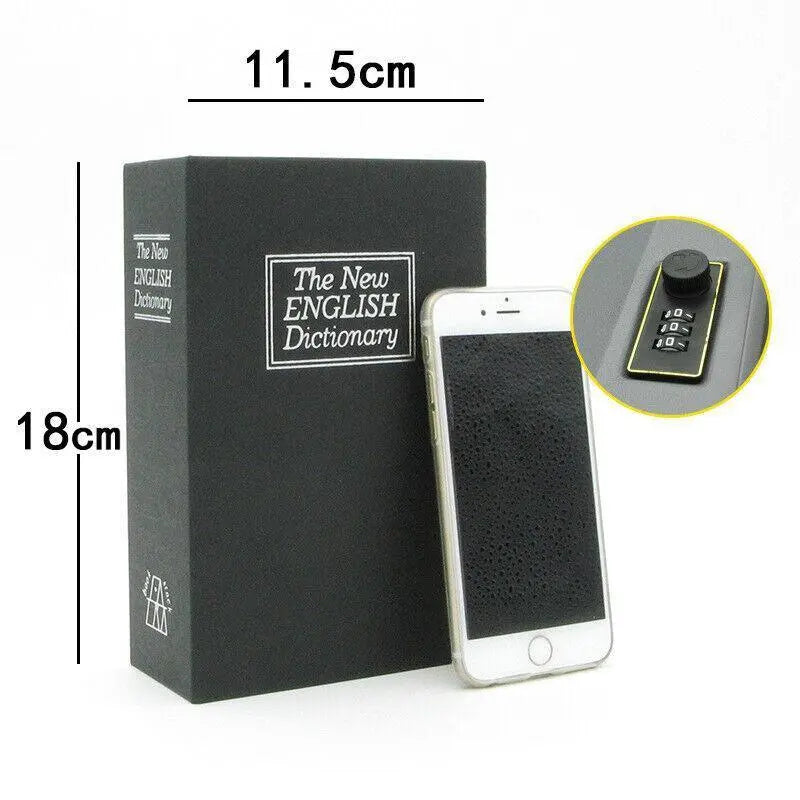 Dictionary Book Safe with Coded Lock Hidden Security Box for Money and Valuables Wholesale Hub