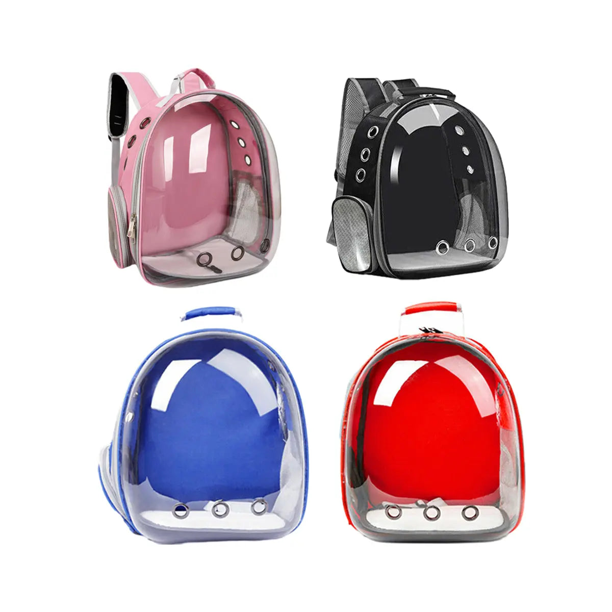 Pet Outdoor Carrier Backpack Cat Dog Puppy Travel Space Capsule Shoulder Bag - Pink Wholesale Hub