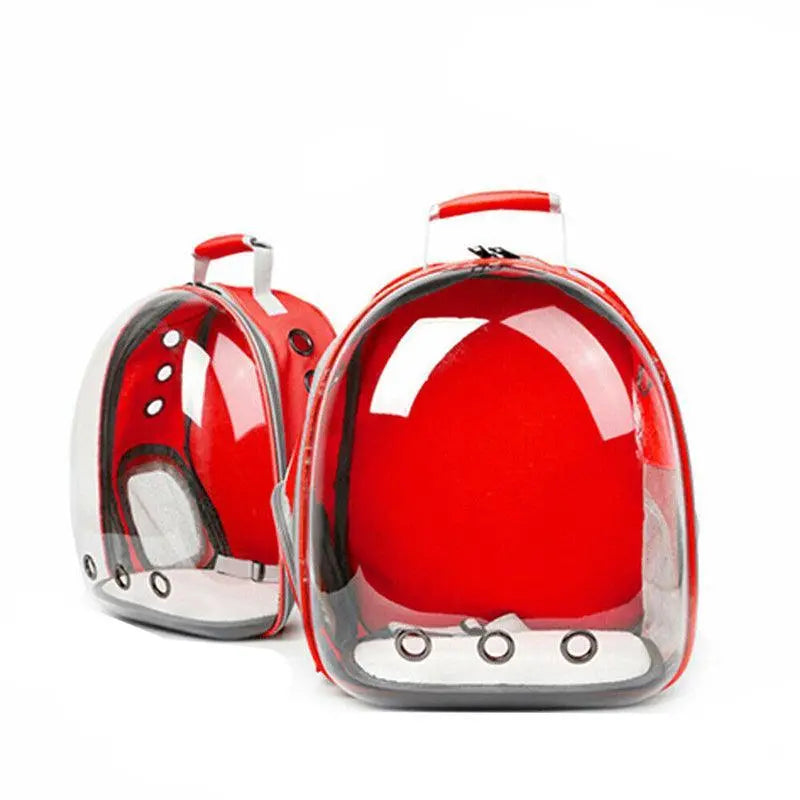 Pet Outdoor Carrier Backpack Cat Dog Puppy Travel Space Capsule Shoulder Bag - Pink Wholesale Hub