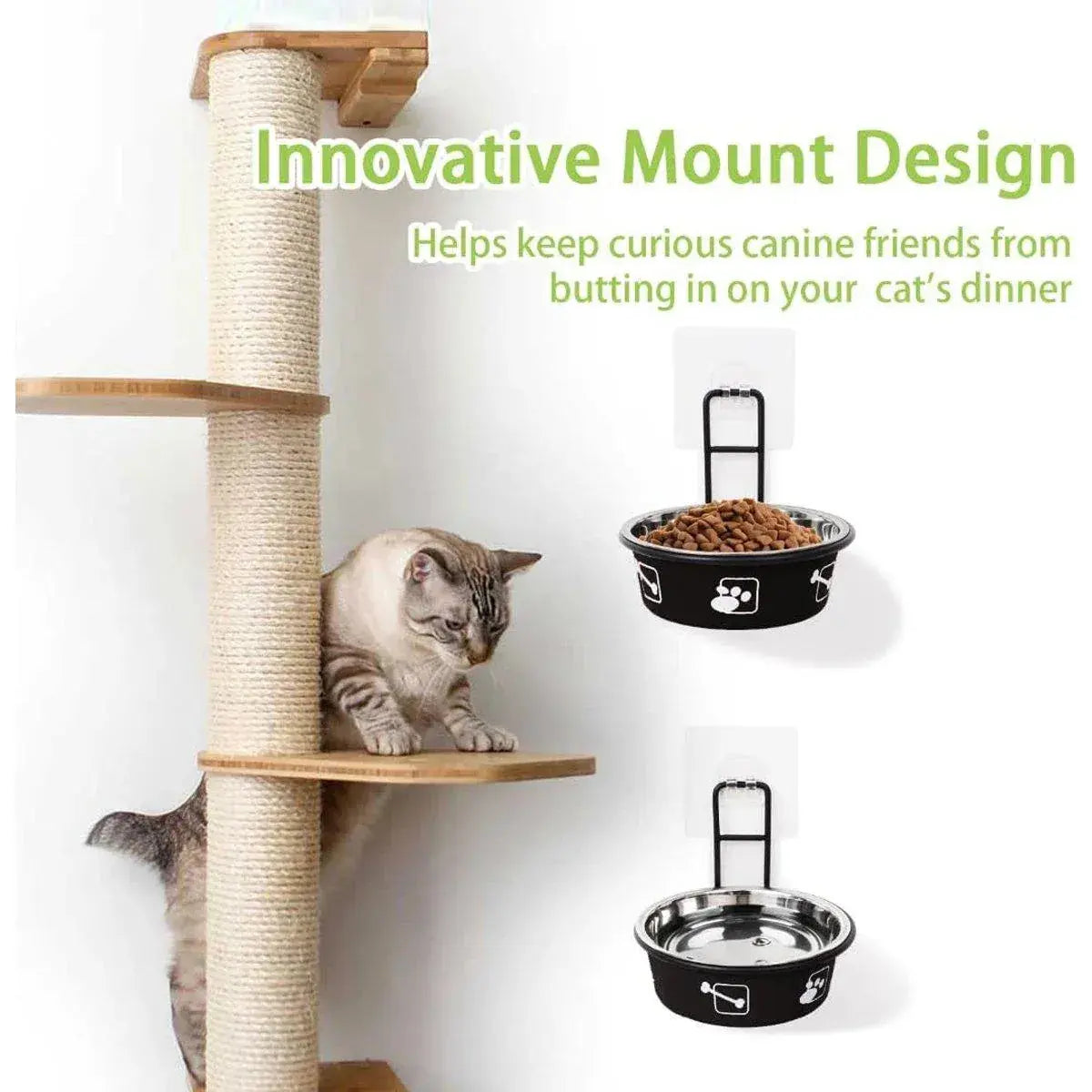 Stainless Steel Pet Bowl Hanging Cat Food Water Bowl Durable for Dogs and Cats - Red-14cm Wholesale Hub