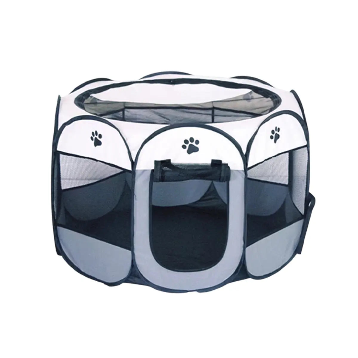 Pet Fence Indoor Cat Dog Tent Octagonal Fence Portable Foldable Cage Kennel - L-Coffee Wholesale Hub