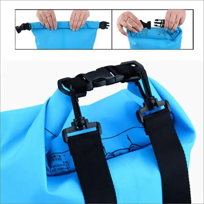 Yellow Waterproof Bag Dry Sack Fishing Camping Canoeing Outdoor 2/5/10/15/20/30 L - 30L Wholesale Hub