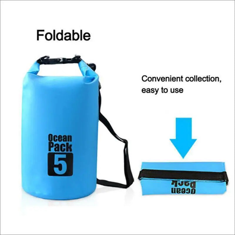 Yellow Waterproof Bag Dry Sack Fishing Camping Canoeing Outdoor 2/5/10/15/20/30 L - 30L Wholesale Hub
