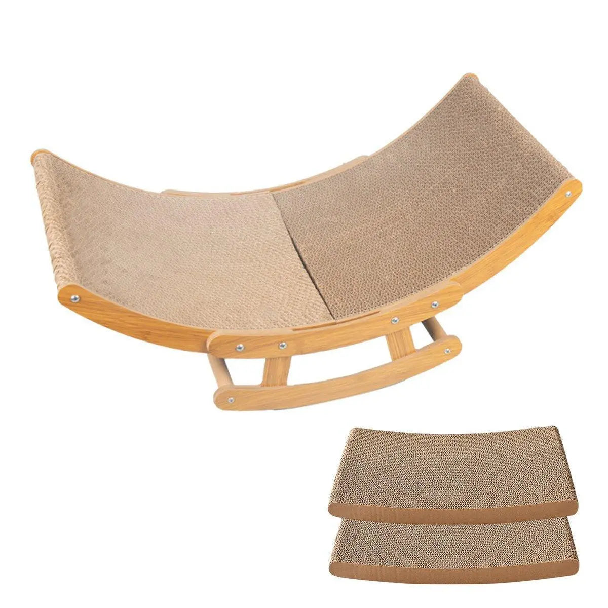 Premium Cat Scratching Board Bed Corrugated Paper Durable All Seasons Cat Toy - Replacement core * 2 Wholesale Hub