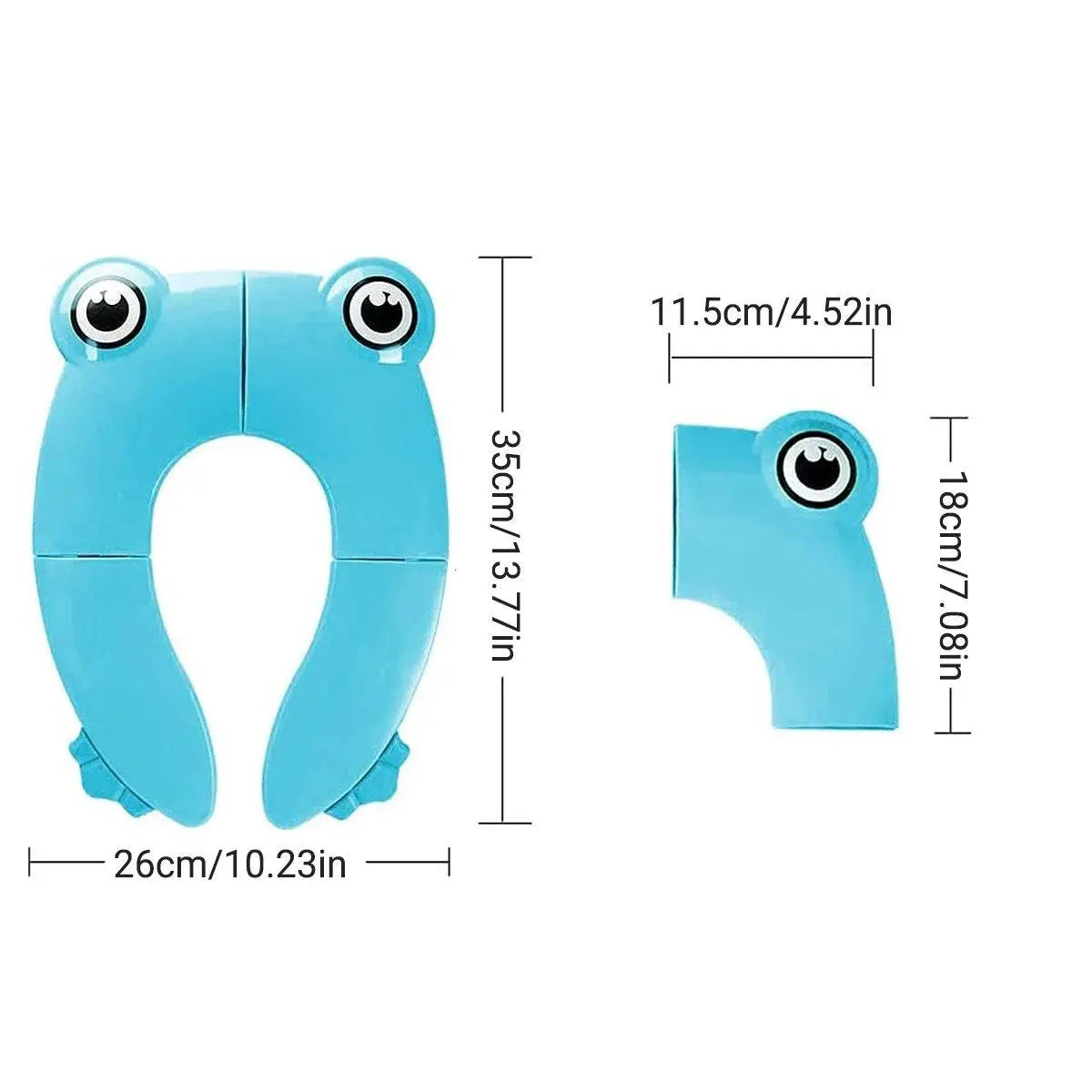 Blue Kids Toilet Seat Washer Portable Baby Training Seat for Easy Potty Training Wholesale Hub
