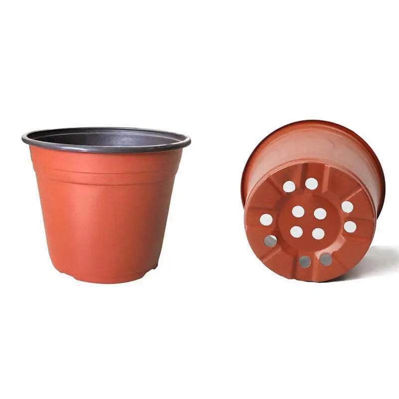 20Pcs Plastic Plant Pots Nursery Garden Seedling Flower Growing Containers - BN170-16.8x14cm Wholesale Hub