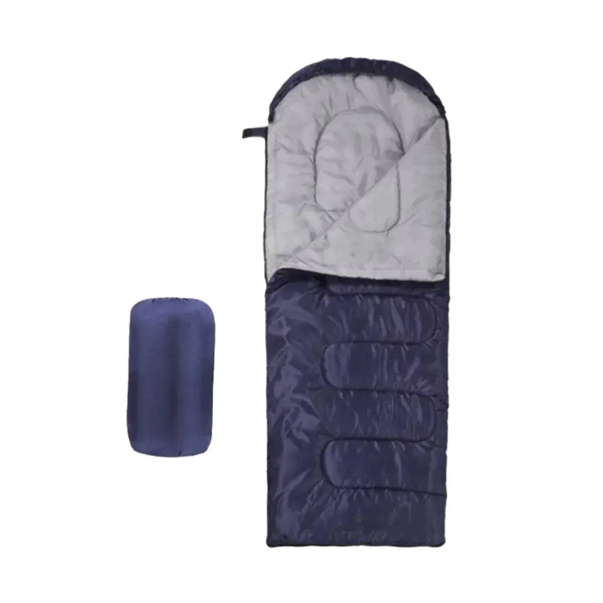 Single Sleeping Bag Outdoor Camping Hiking Thermal Warm Tent Travel Gear - Red Wholesale Hub