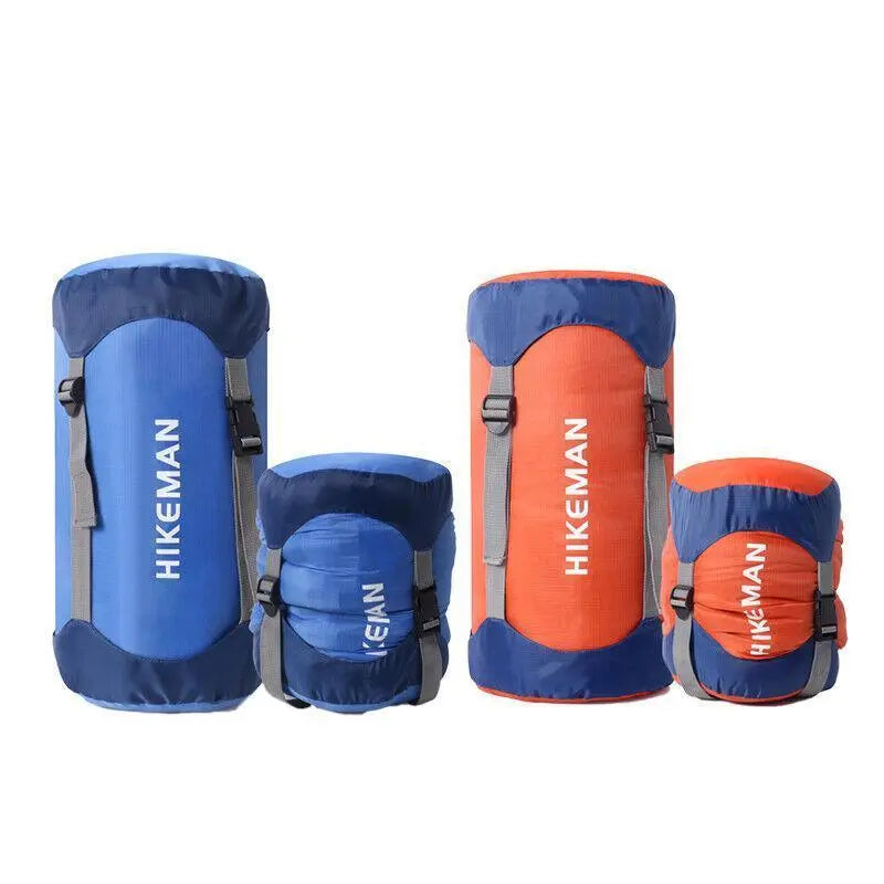 M Size Waterproof Compression Stuff Sack Outdoor Camping Storage Bag Sleeping Bag Cover - Orange Wholesale Hub
