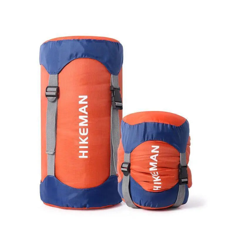 M Size Waterproof Compression Stuff Sack Outdoor Camping Storage Bag Sleeping Bag Cover - Orange Wholesale Hub