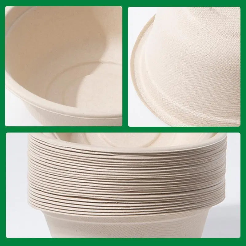 250PCS Food Preparation Burger Storages Cake Packaging Box Lunch Boxes Primary - Primary 350ml+PP lid Wholesale Hub
