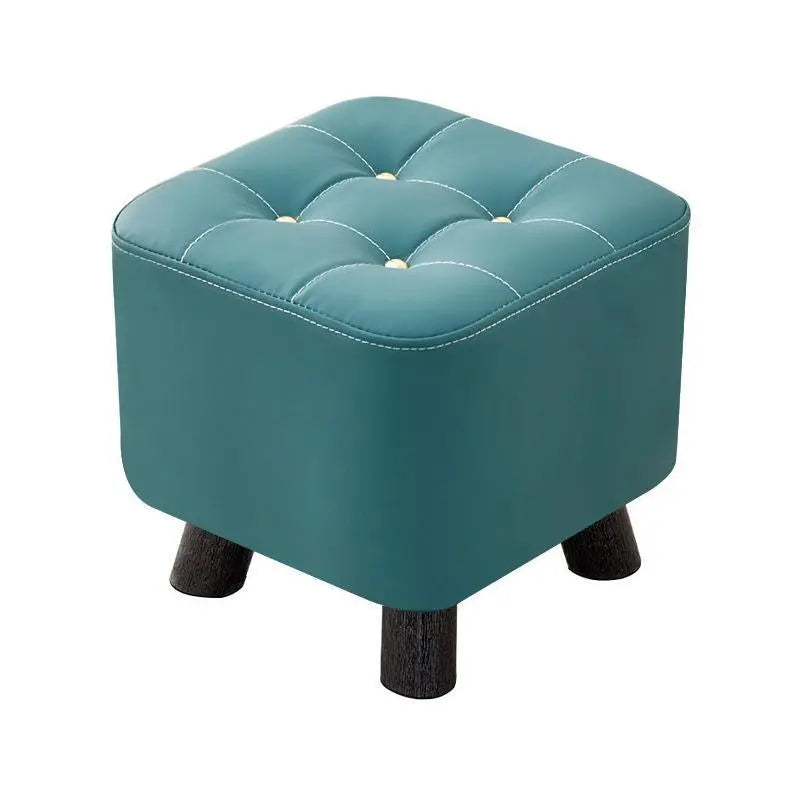 Small Stool Household Sofa Stool Shoes Changing Low Seat for Bedroom and Living - Orange Wholesale Hub