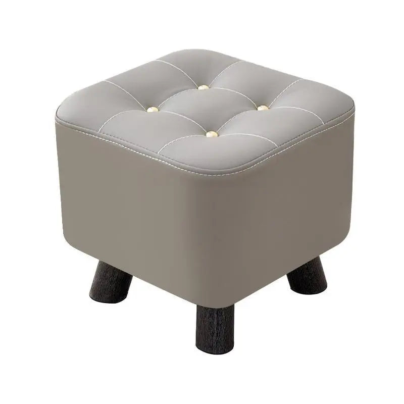 Small Stool Household Sofa Stool Shoes Changing Low Seat for Bedroom and Living - Orange Wholesale Hub
