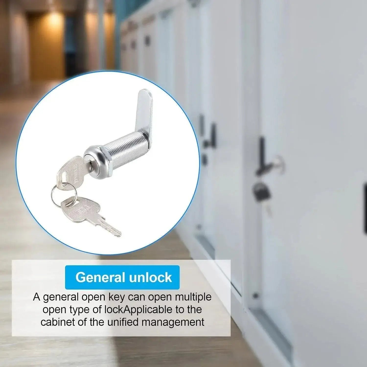 1/5/10pcs File Cabinet Drawer Milk Box Swivel Lock Small Round Security Lock - 25mm-5PCS Wholesale Hub