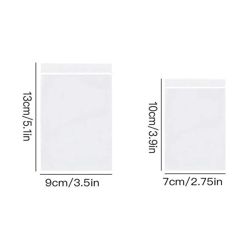 100X Bulk Clear Resealable PE Plastic Zip Bags - 22*32cm 100PCS Wholesale Hub