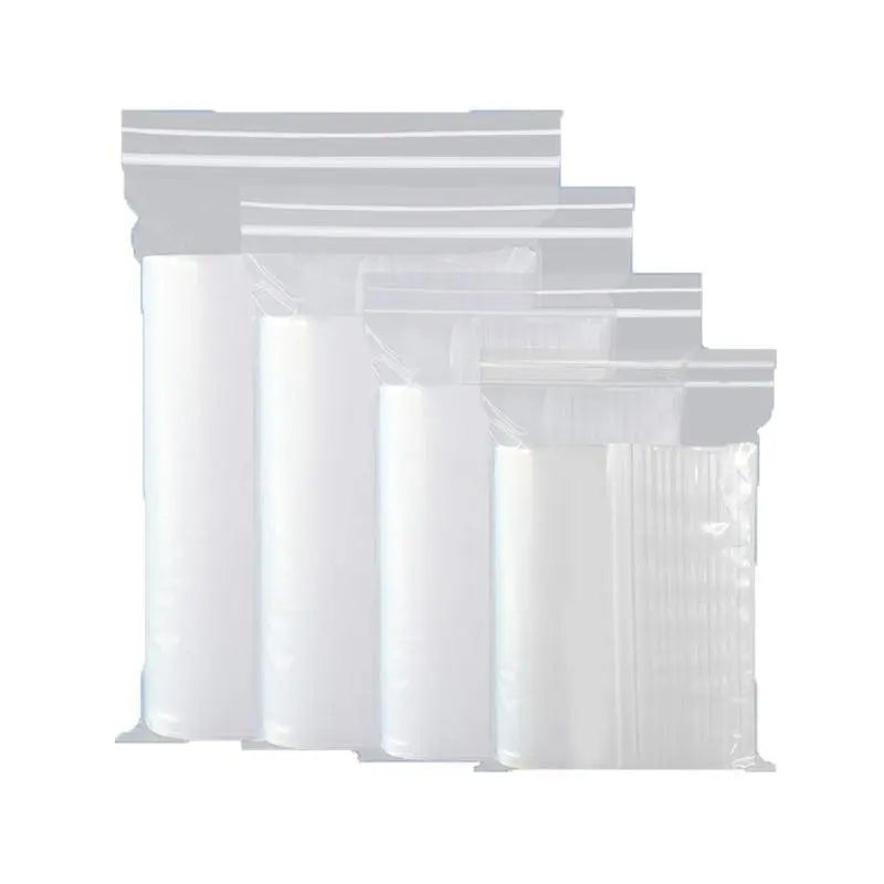 100X Bulk Clear Resealable PE Plastic Zip Bags - 22*32cm 100PCS Wholesale Hub