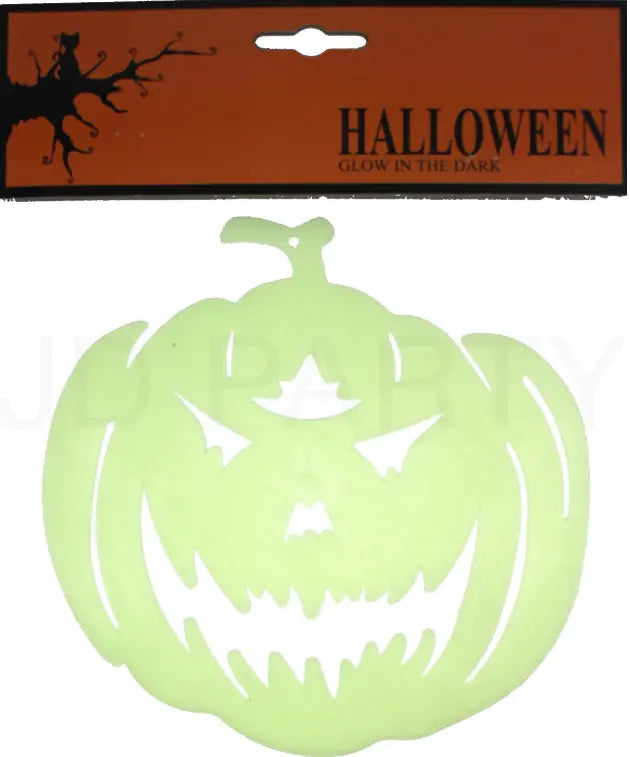 GIANT GLOW IN THE DARK PUMPKIN Halloween Face Party Decoration Decor Jack O Toy Wholesale Hub