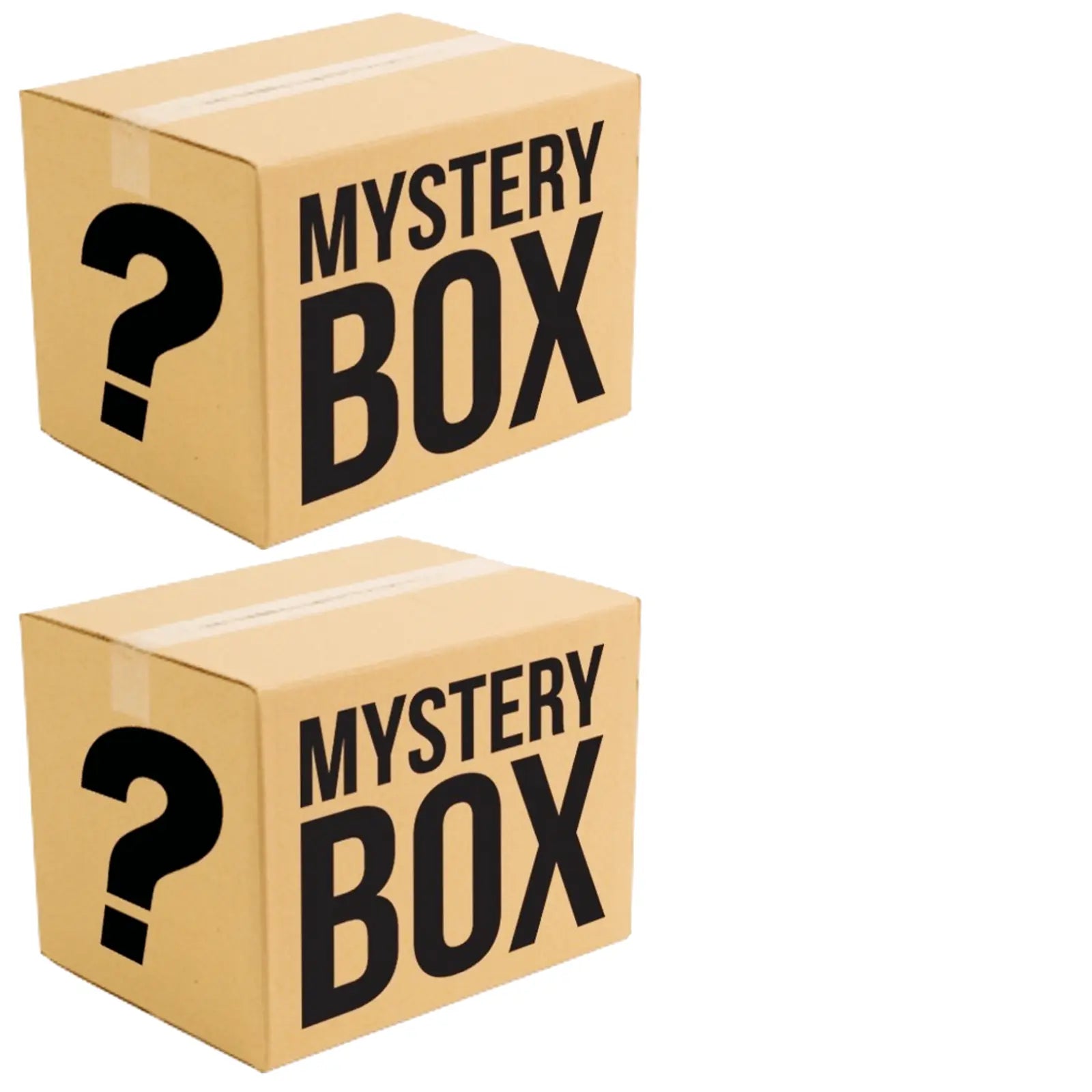 2 Boxes Mystery Box Set of Assorted Lucky Dip Random Products (Medium & Large Box) Wholesale Hub