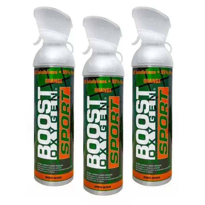 3x 10 Litres of Boost Sport Oxygen in a Can Supplemental - 200 Breath (Large) Wholesale Hub